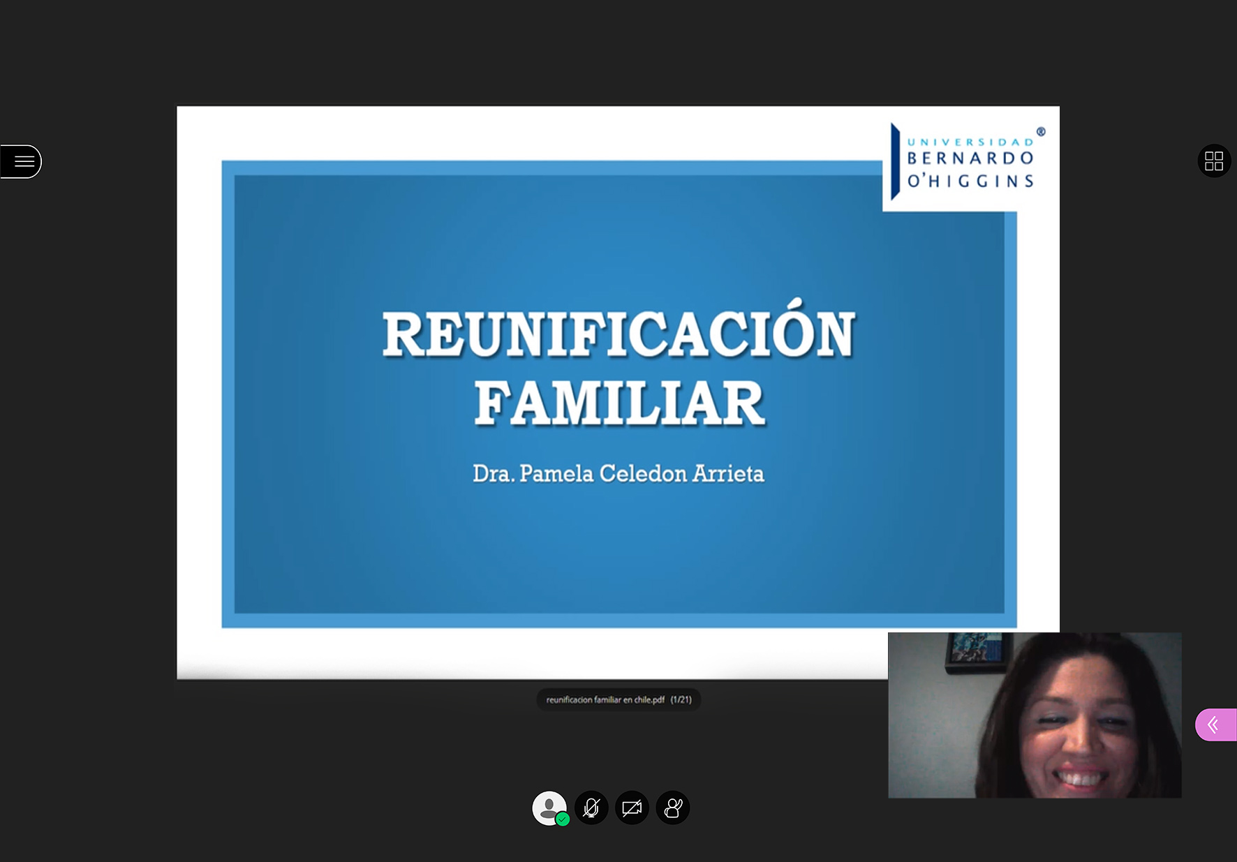 FACULTAD DE DERECHO Y CIENCIA POLÍTICA REALIZÓ VIDEOCONFERENCIA INTERNACIONAL SOBRE DERECHO DE FAMILIA