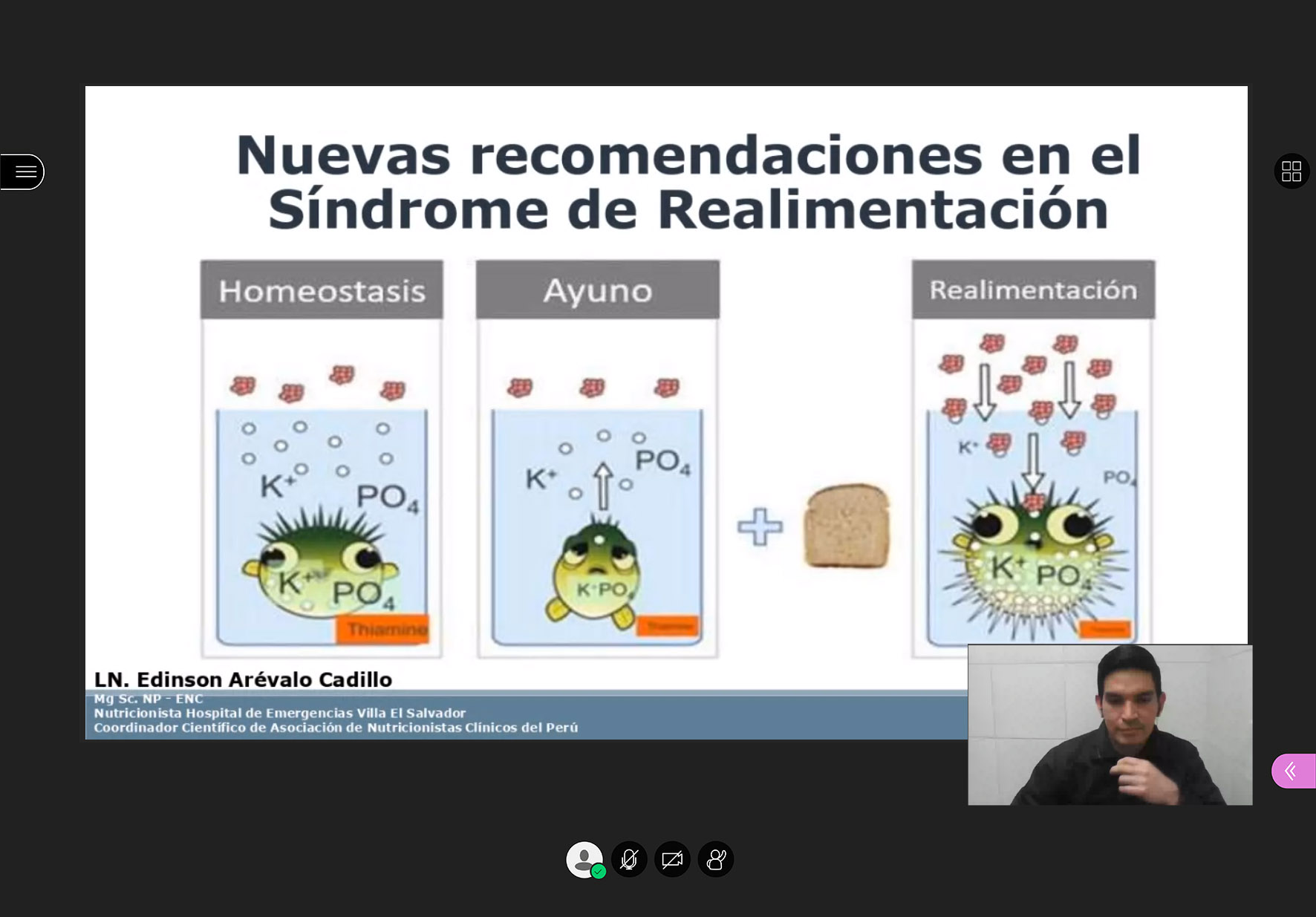 EAP DE NUTRICIÓN HUMANA ORGANIZÓ IV JORNADA INTERNACIONAL DE NUTRICIÓN CON PARTICIPACIÓN DE EXPERTOS LATINOAMERICANOS