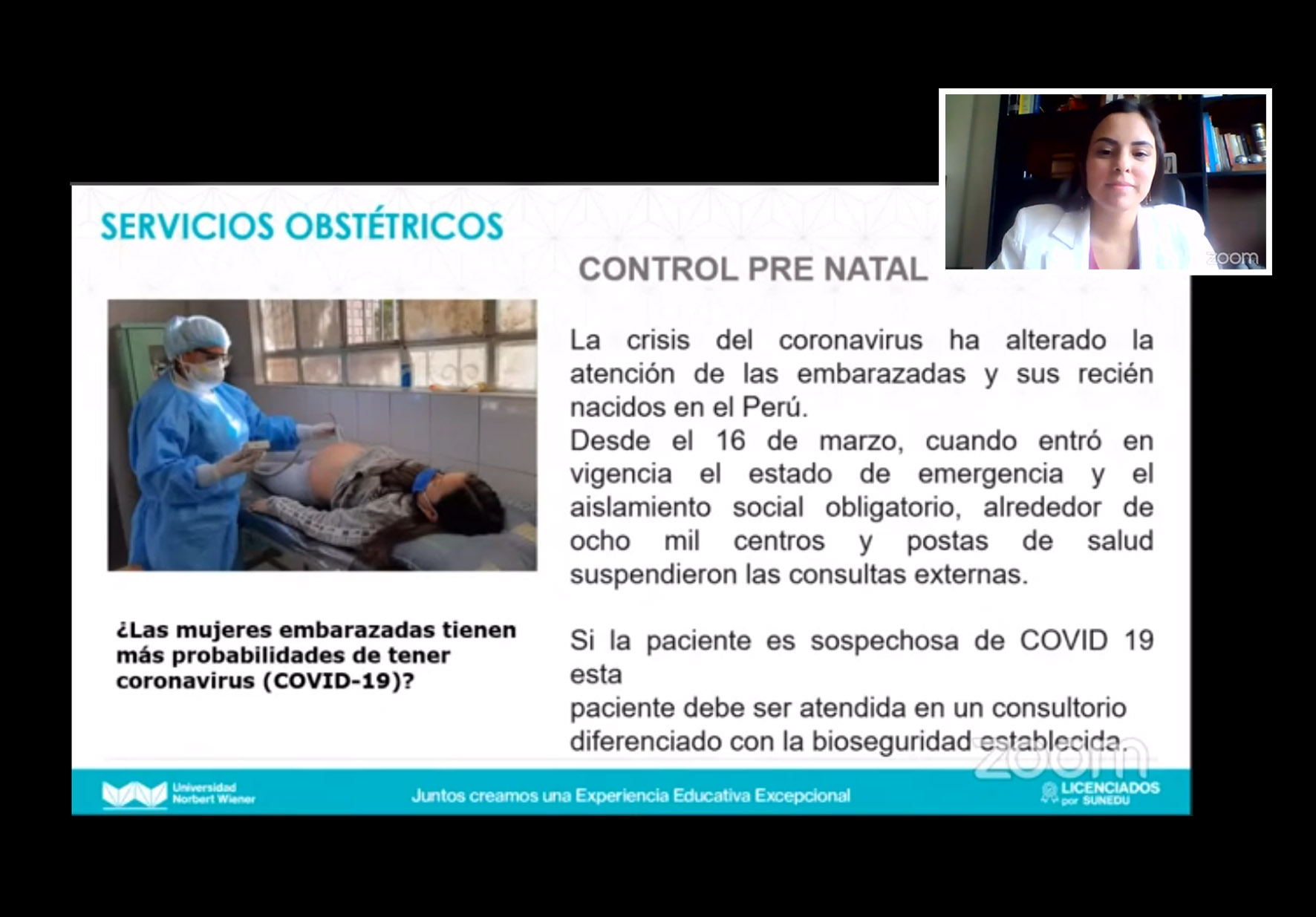 EAP DE OBSTETRICIA DE LA UNW PARTICIPÓ EN I SEMINARIO WEBINAR INTERNACIONAL DE CARRERAS DE OBSTETRICIA ORGANIZADO POR LA UNIVERSIDAD DEL DESARROLLO DE CHILE