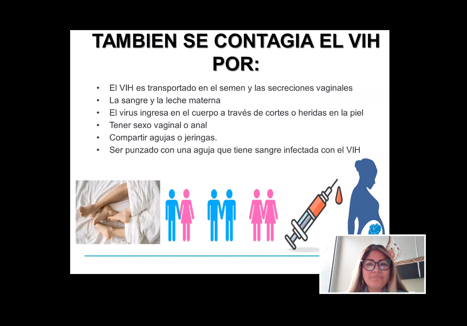 EAP DE OBSTETRICIA REALIZÓ SEGUNDO TALLER VIRTUAL DE PROYECCIÓN SOCIAL SOBRE PROMOCIÓN Y PREVENCIÓN DE LA LUCHA CONTRA EL SIDA