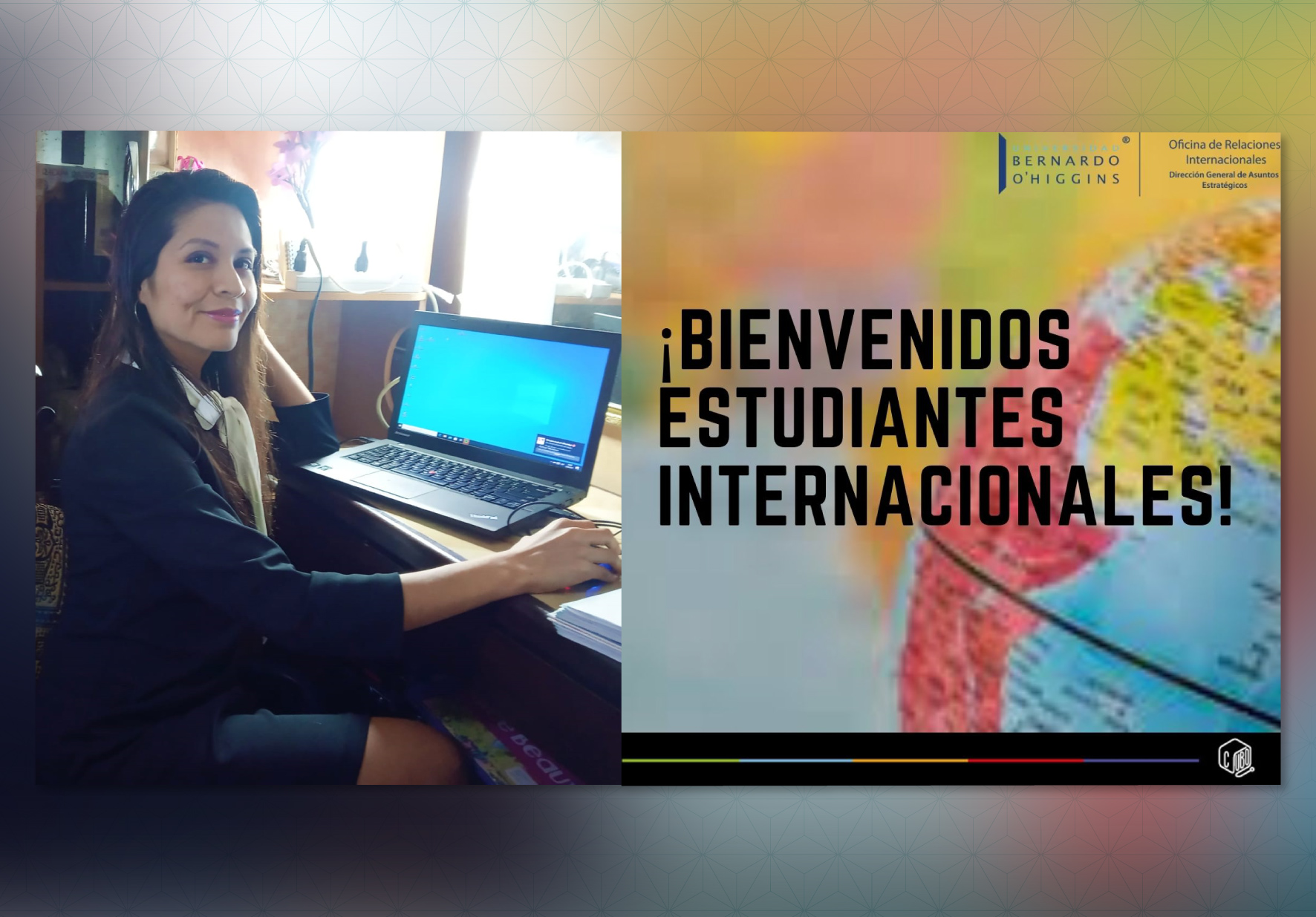 ESTUDIANTE DE LA FACULTAD DE DERECHO Y CIENCIA POLÍTICA PARTICIPA EN PROGRAMA DE INTERCAMBIO VIRTUAL DE LA UNIVERSIDAD BERNARDO O’HIGGINS