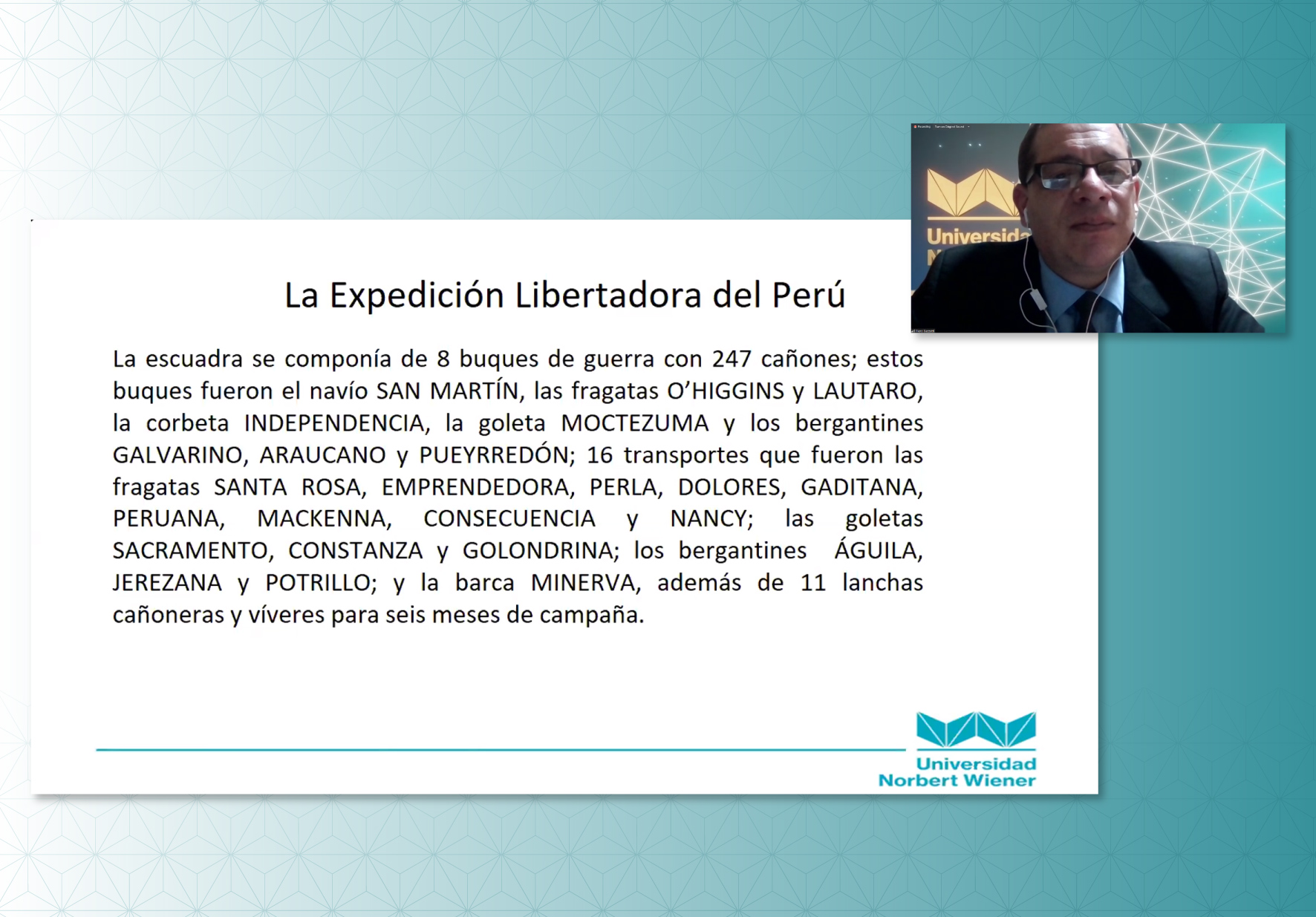 EAP DE ADMINISTRACIÓN EN TURISMO Y HOTELERÍA ORGANIZÓ SEMINARIO VIRTUAL SOBRE LA RUTA TURÍSTICA DEL BICENTENARIO DE LA INDEPENDENCIA DEL PERÚ