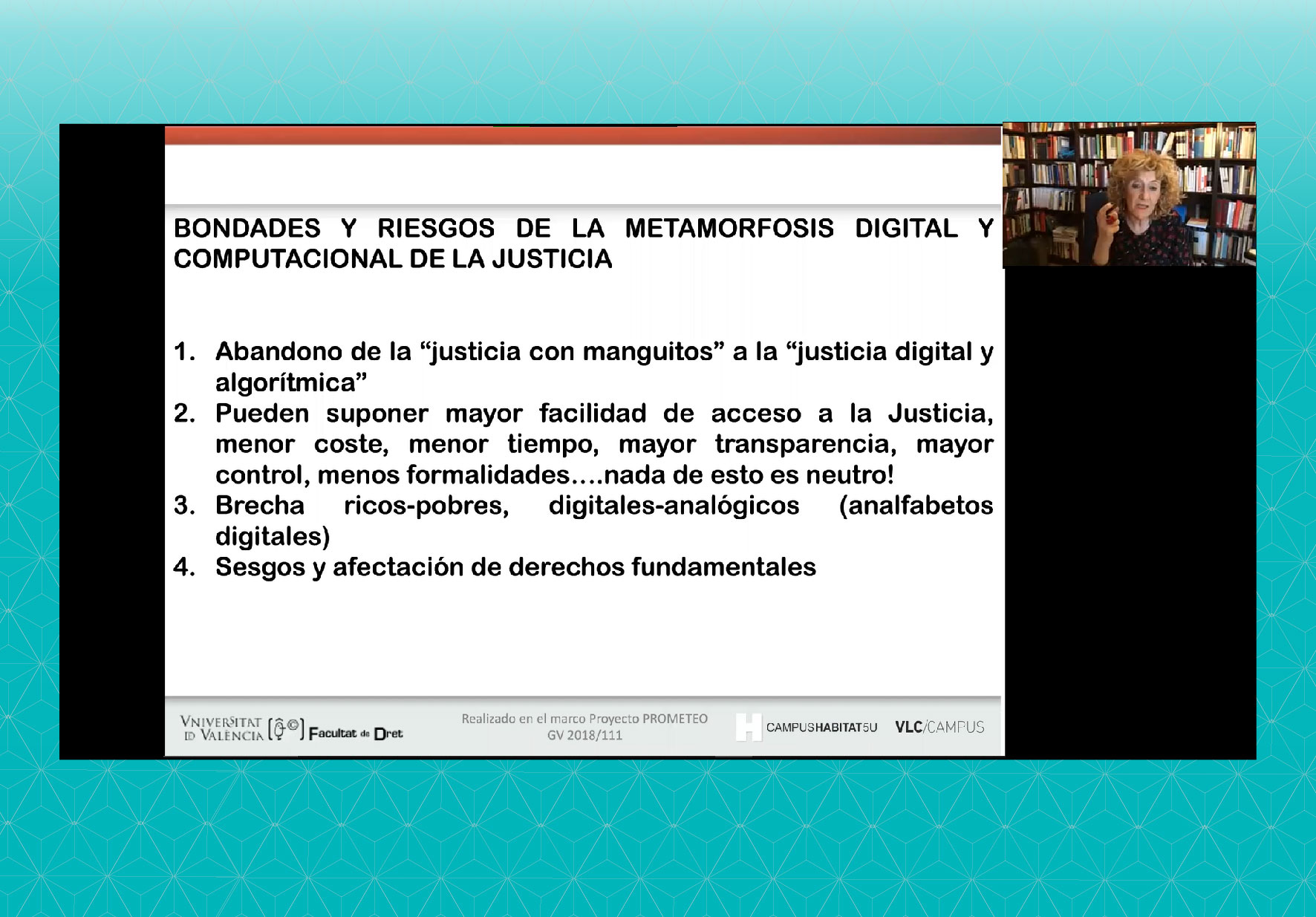 FACULTAD DE DERECHO Y CIENCIA POLÍTICA REALIZÓ VIDEOCONFERENCIA SOBRE ALGORITMOS Y JUSTICIA EN LA SOCIEDAD DIGITAL DEL SIGLO XXI