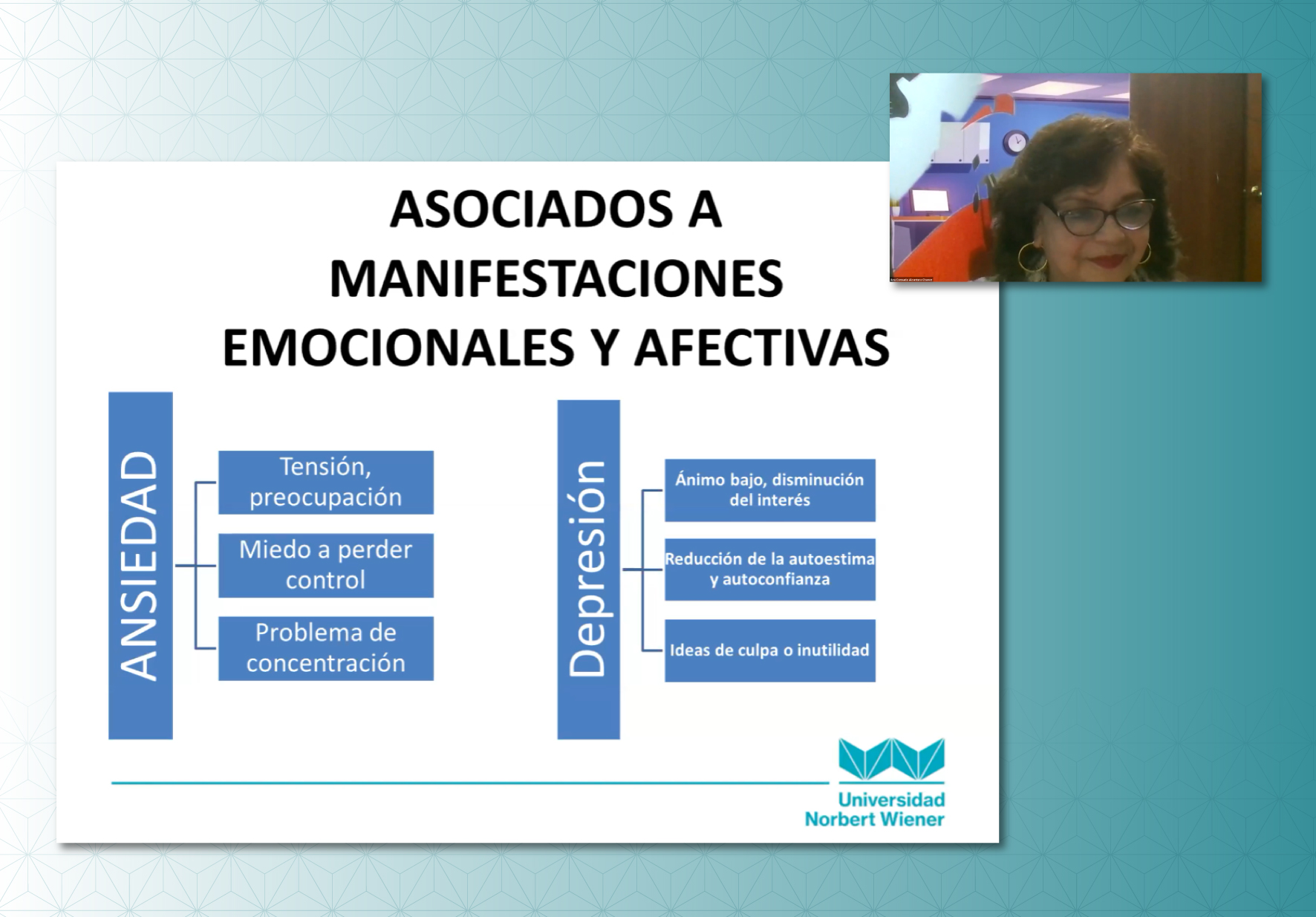 SALUD MENTAL FUE EL TEMA DE LA SEGUNDA JORNADA CIENTÍFICA “OBSTETRICIA AL DÍA” 2021-II