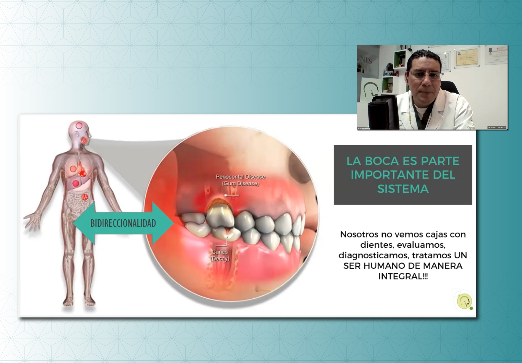 EAP DE ODONTOLÓGIA Y DENTAID ORGANIZARON VIDEOCONFERENCIA SOBRE SALUD BUCAL Y DIABETES