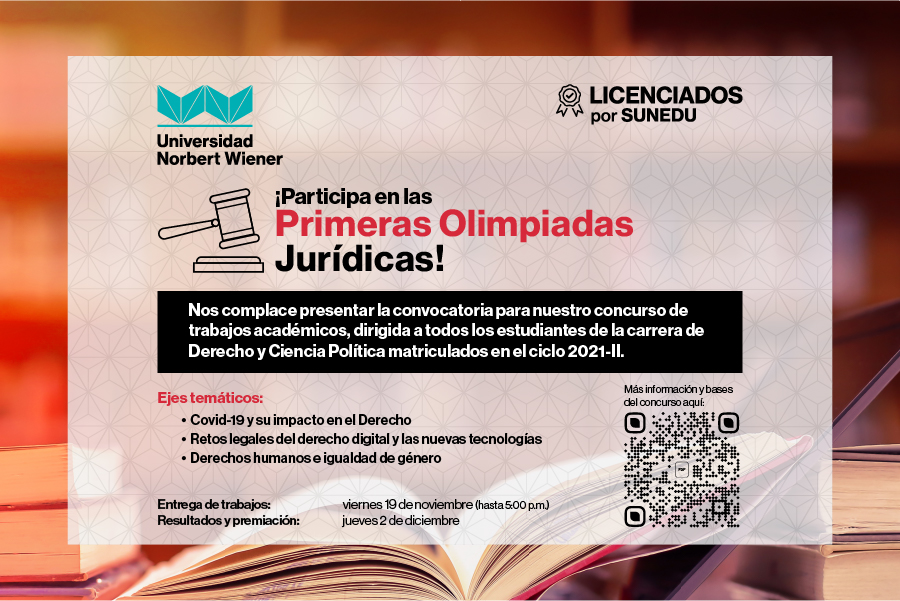 FACULTAD DE DERECHO Y CIENCIA POLÍTICA ORGANIZA PRIMERAS OLIMPIADAS JURÍDICAS