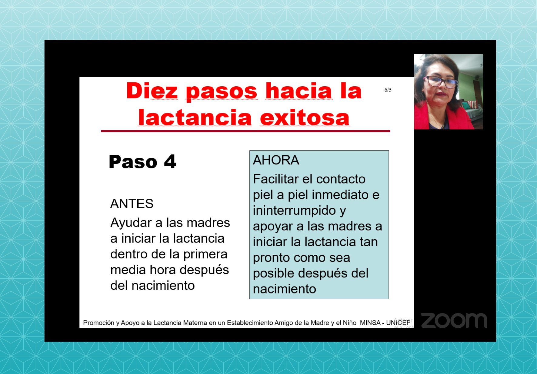 LACTANCIA MATERNA EN LA PRIMERA HORA DE VIDA FUE EL TEMA DE LA TERCERA JORNADA OBSTETRICIA AL DÍA CORRESPONDIENTE AL SEMESTRE 2021-II