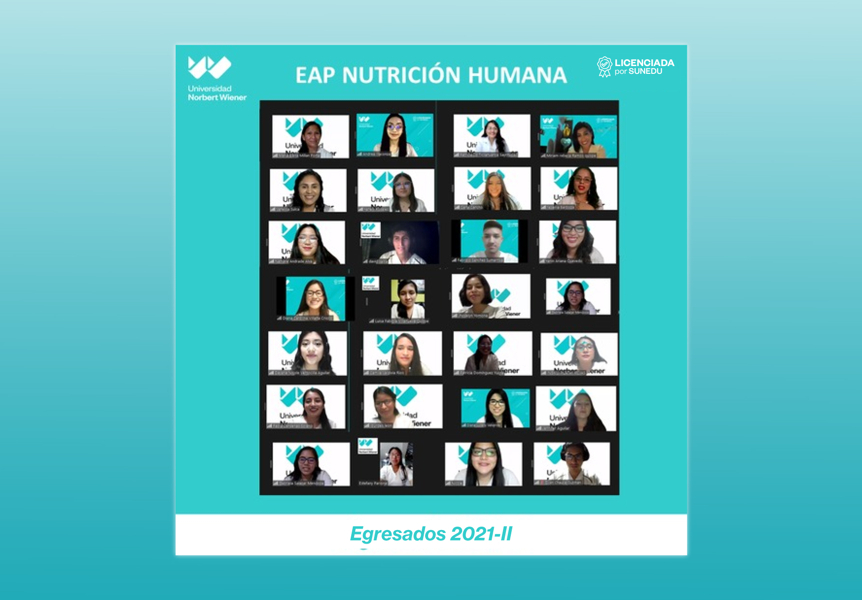 ESTUDIANTES DE LA EAP DE NUTRICIÓN HUMANA CULMINARON SUS ESTUDIOS CON LA TESIS LISTA PARA SER SUSTENTADA