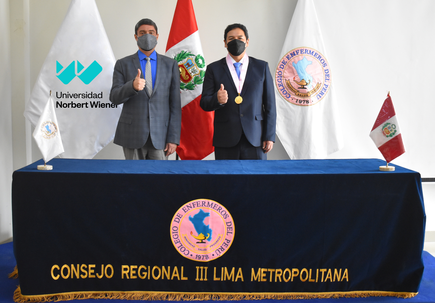 UNIVERSIDAD NORBERT WIENER Y COLEGIO DE ENFERMEROS – CONSEJO REGIONAL III LIMA METROPOLITANA FIRMARON ACUERDO DE COOPERACIÓN INTERINSTITUCIONAL