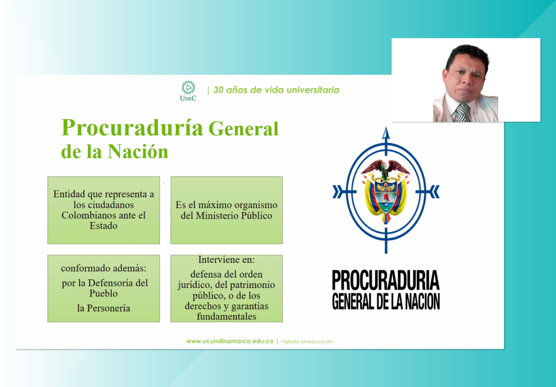 UNIVERSIDAD NORBERT WIENER Y UNIVERSIDAD DE CUNDINAMARCA (COLOMBIA) DESARROLLAN CÁTEDRA FUSIÓN SOBRE LEGISLACIÓN TRIBUTARIA