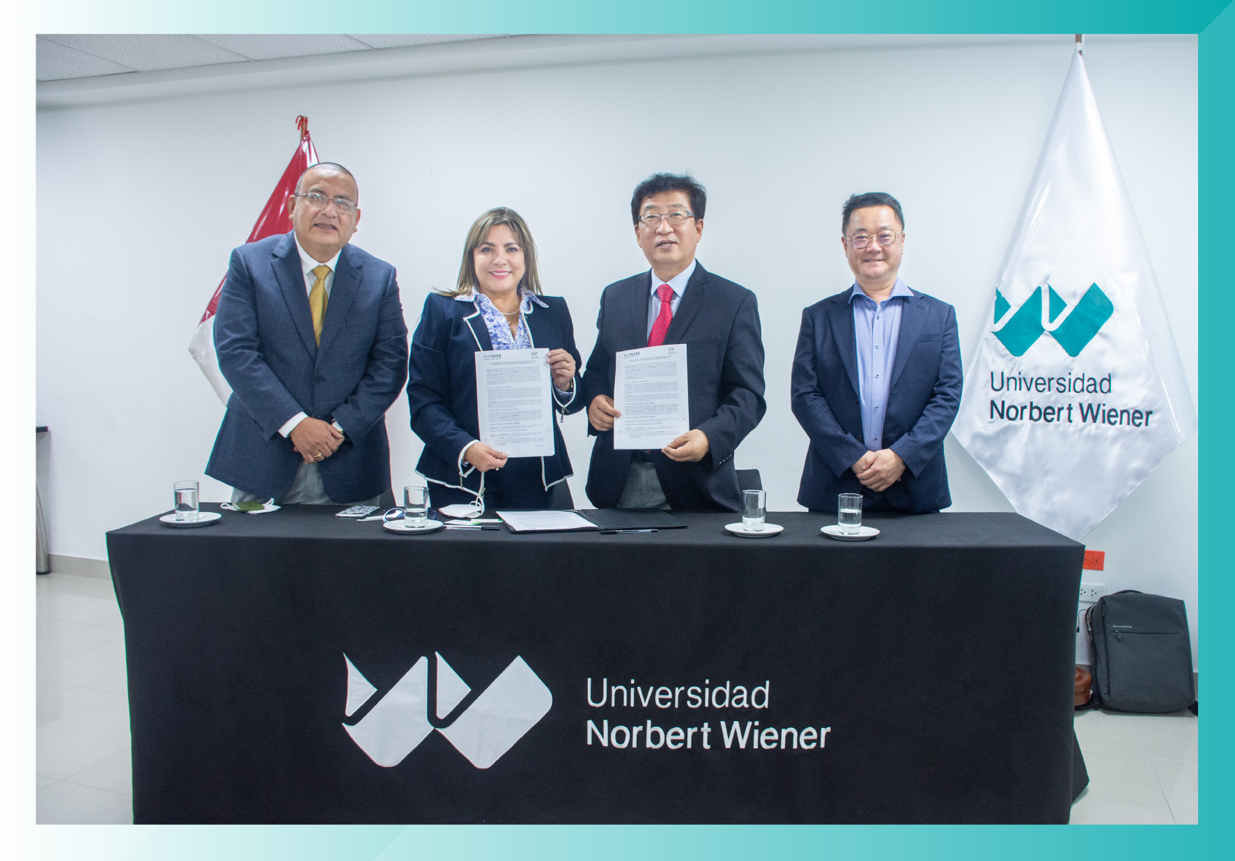 UNIVERSIDAD NORBERT WIENER FIRMÓ CONVENIO INTERINSTITUCIONAL DE COOPERACIÓN CON BIONEER CORPORATION, EMPRESA COREANA DE BIOTECNOLOGÍA