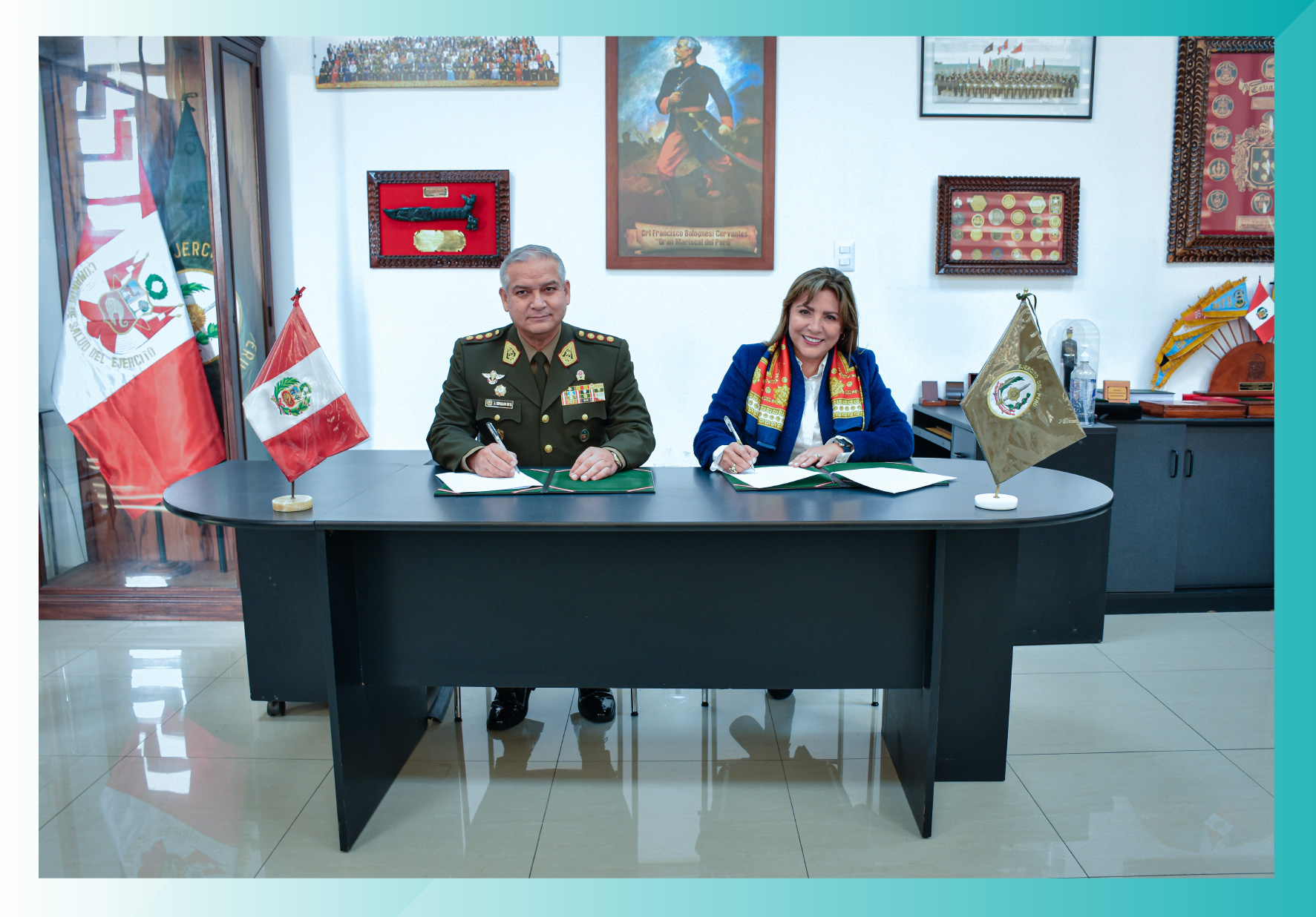 UNIVERSIDAD NORBERT WIENER FIRMÓ CONVENIO DE COOPERACIÓN INTERINSTITUCIONAL CON EL EJÉRCITO DEL PERÚ