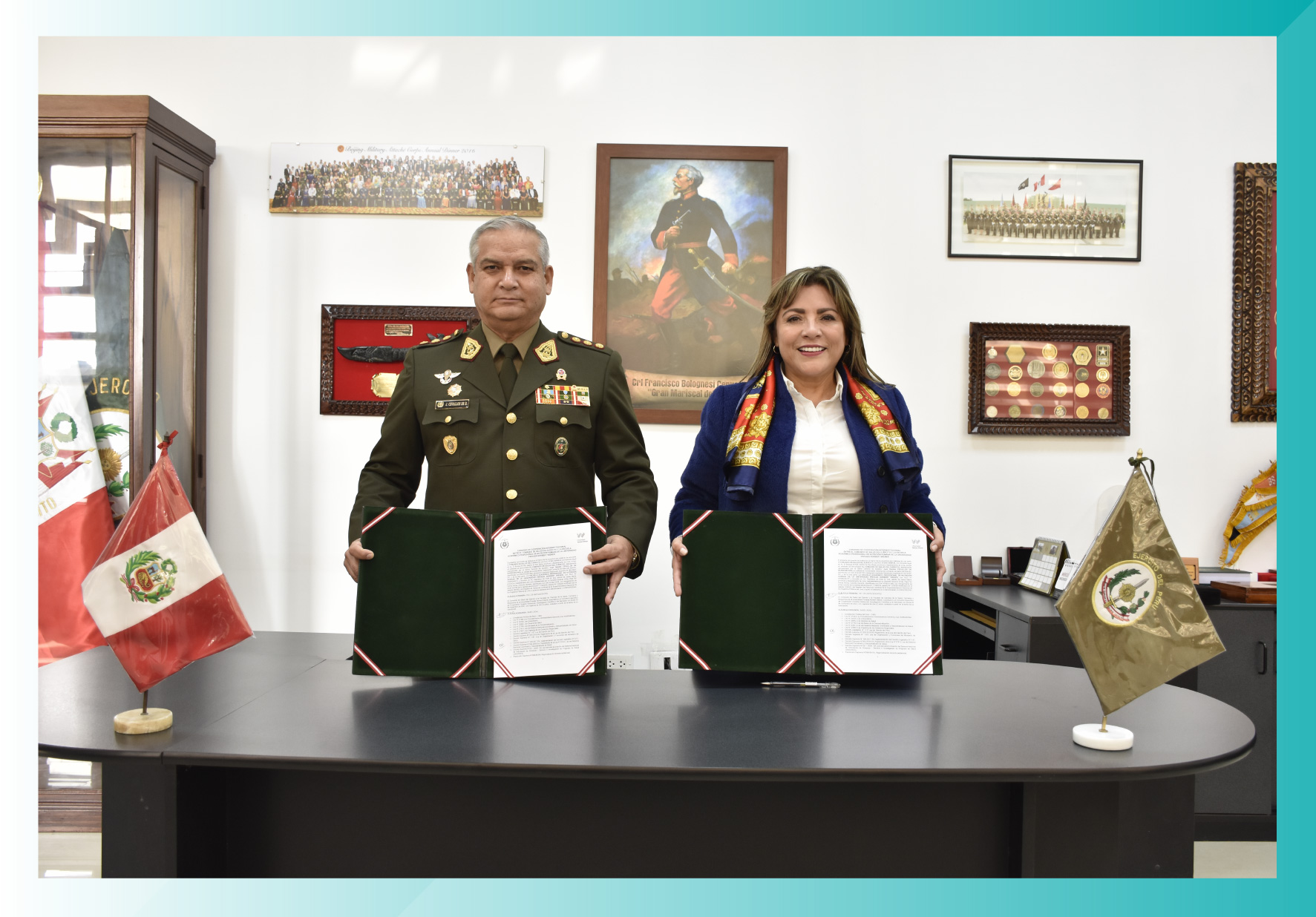 UNIVERSIDAD NORBERT WIENER FIRMÓ CONVENIO DE COOPERACIÓN INTERINSTITUCIONAL CON EL EJÉRCITO DEL PERÚ