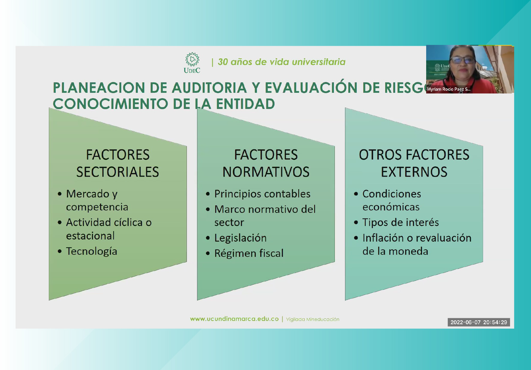 SEMANA INTERNACIONAL DE CONTABILIDAD Y AUDITORÍA ORGANIZÓ EAP DE NEGOCIOS Y COMPETITIVIDAD DE LA UNIVERSIDAD NORBERT WIENER