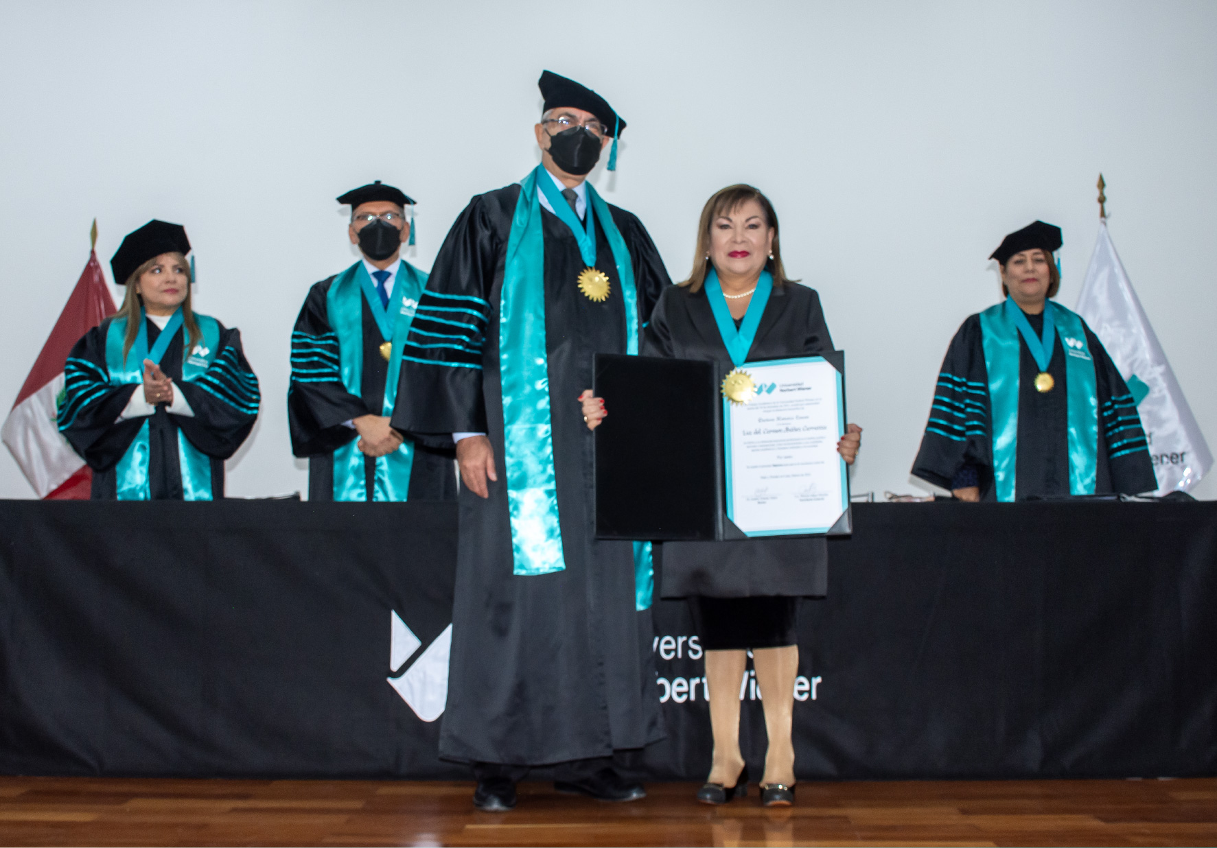 UNIVERSIDAD NORBERT WIENER OTORGÓ DISTINCIÓN DE DOCTORA HONORIS CAUSA A LUZ DEL CARMEN IBÁÑEZ, JUEZA Y PRIMERA VICEPRESIDENTA DE LA CORTE PENAL INTERNACIONAL