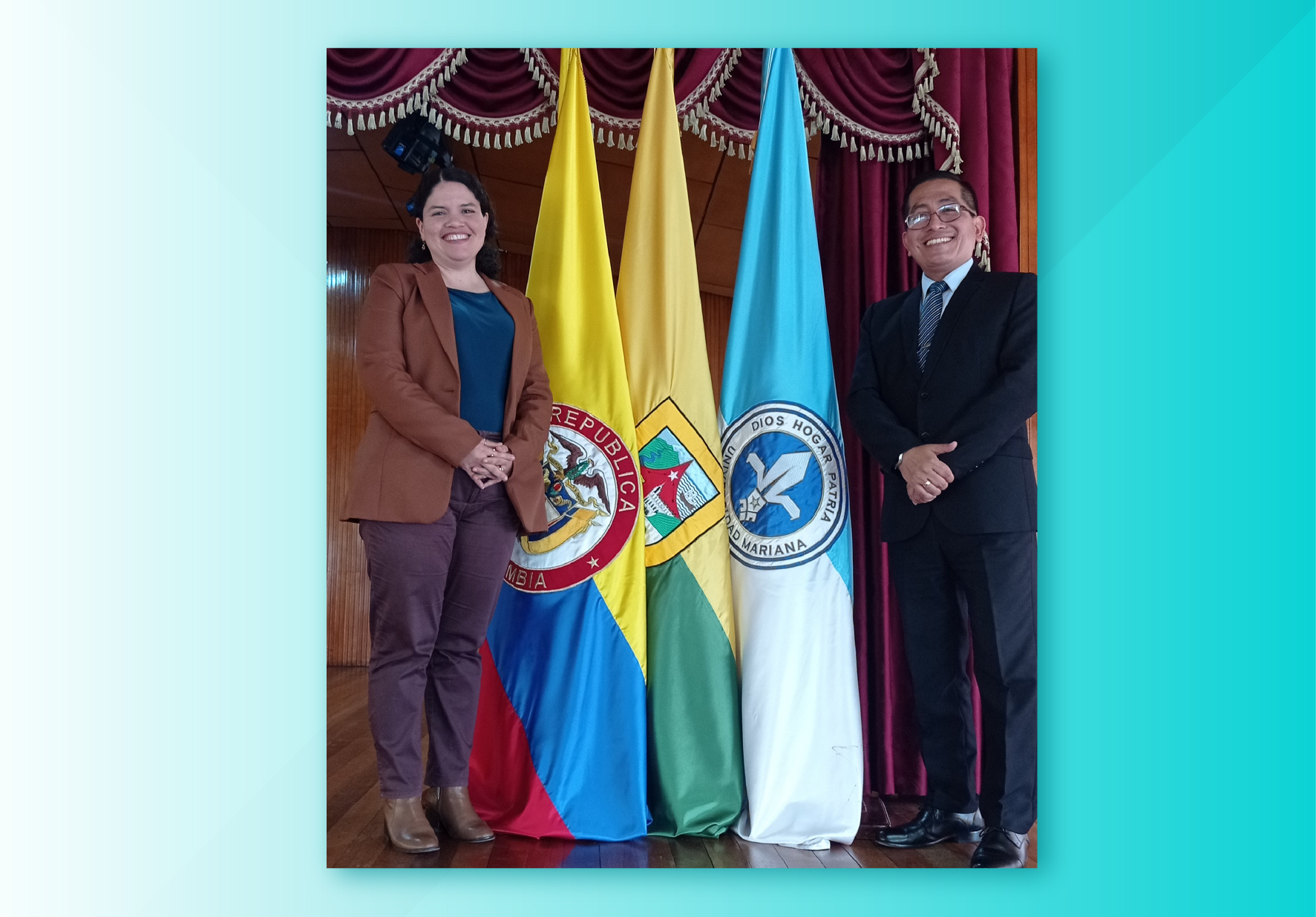 SECRETARIO ACADÉMICO DE LA FACULTAD DE CIENCIAS DE LA SALUD DE NORBERT WIENER DICTÓ CONFERENCIA EN LA UNIVERSIDAD MARIANA DE COLOMBIA