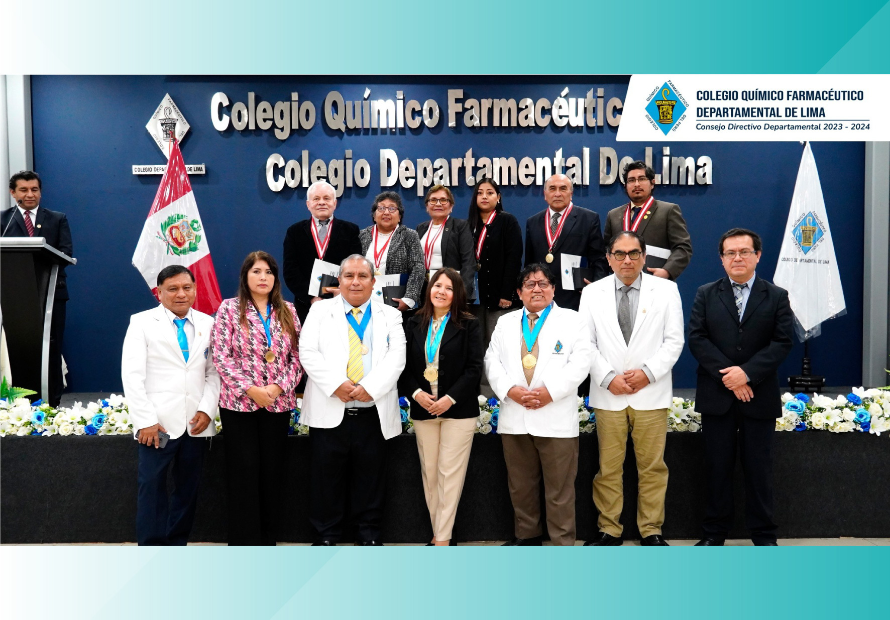 DOCENTE DE LA UNIVERSIDAD NORBERT WIENER RECIBE RECONOCIMIENTO DEL COLEGIO QUÍMICO FARMACÉUTICO DEPARTAMENTAL DE LIMA