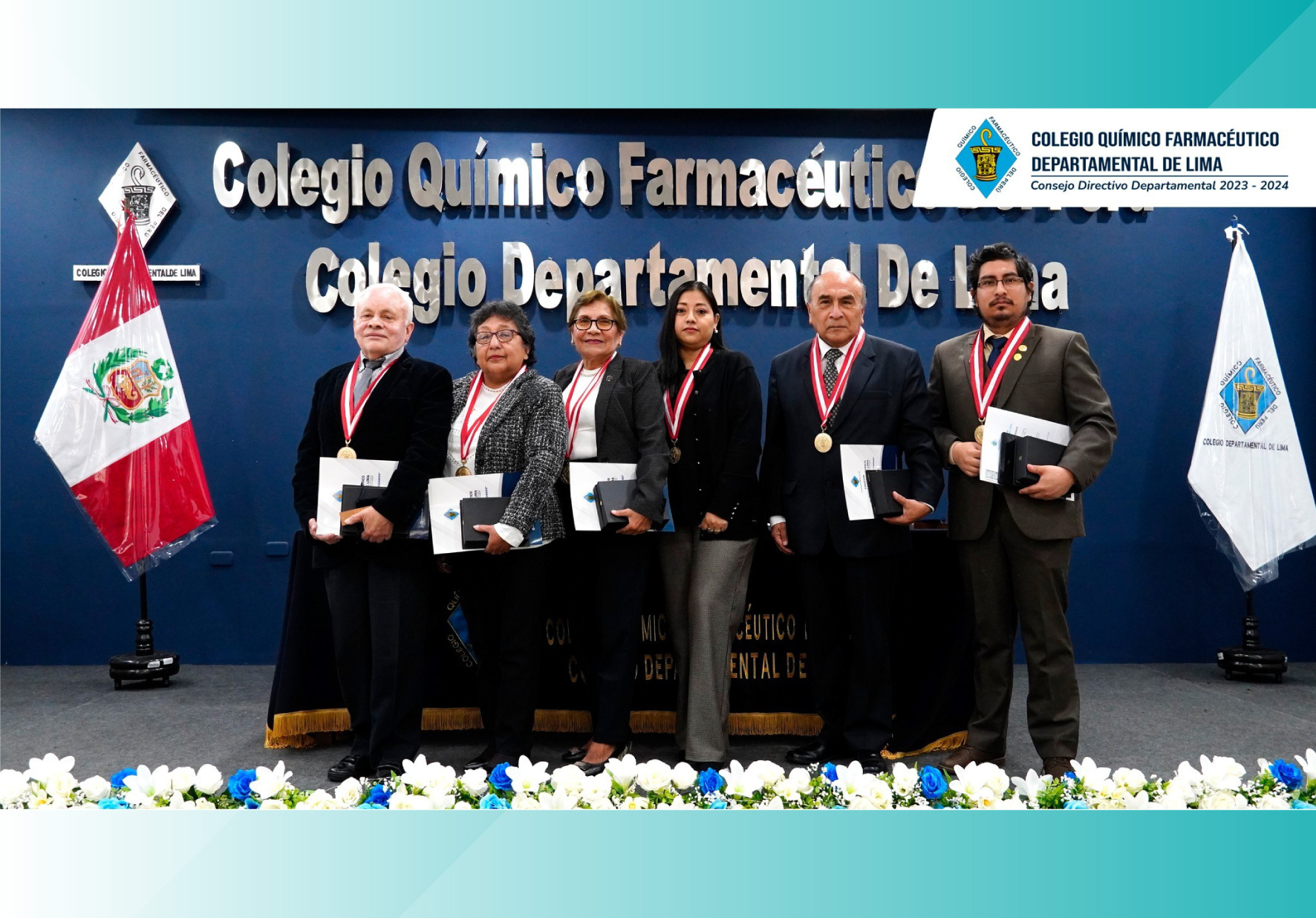 DOCENTE DE LA UNIVERSIDAD NORBERT WIENER RECIBE RECONOCIMIENTO DEL COLEGIO QUÍMICO FARMACÉUTICO DEPARTAMENTAL DE LIMA