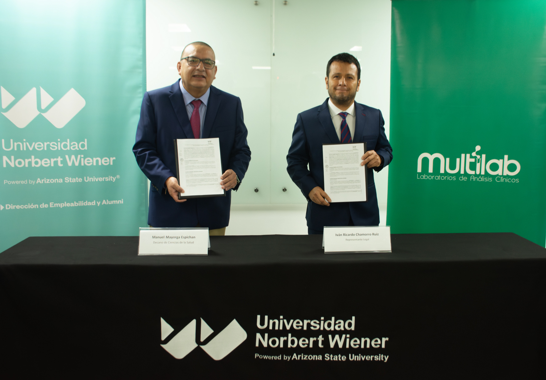 UNIVERSIDAD NORBERT WIENER SUSCRIBE CONVENIO CON MULTILAB EN BENEFICIO DE SUS ESTUDIANTES DE TECNOLOGÍA MÉDICA EN LABORATORIO CLÍNICO Y ANATOMÍA PATOLÓGICA