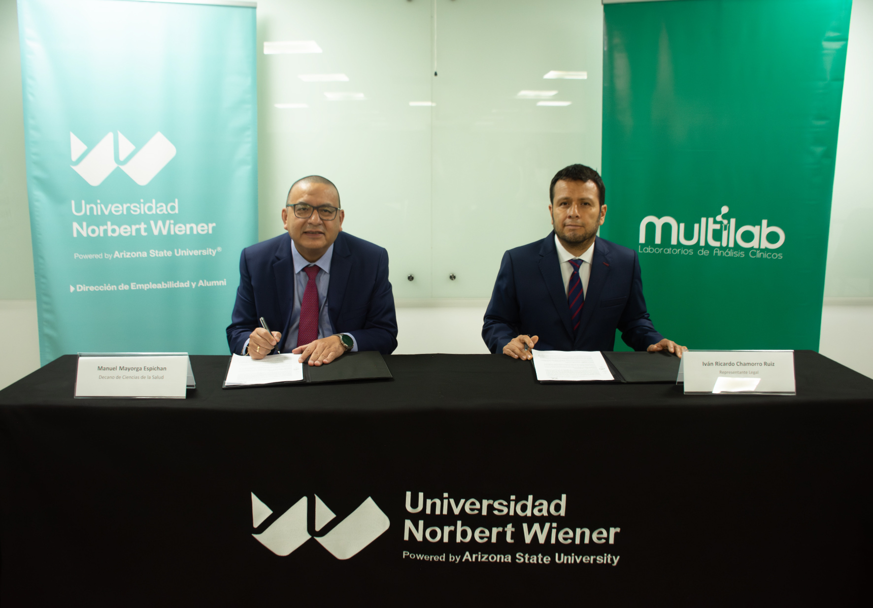 UNIVERSIDAD NORBERT WIENER SUSCRIBE CONVENIO CON MULTILAB EN BENEFICIO DE SUS ESTUDIANTES DE TECNOLOGÍA MÉDICA EN LABORATORIO CLÍNICO Y ANATOMÍA PATOLÓGICA