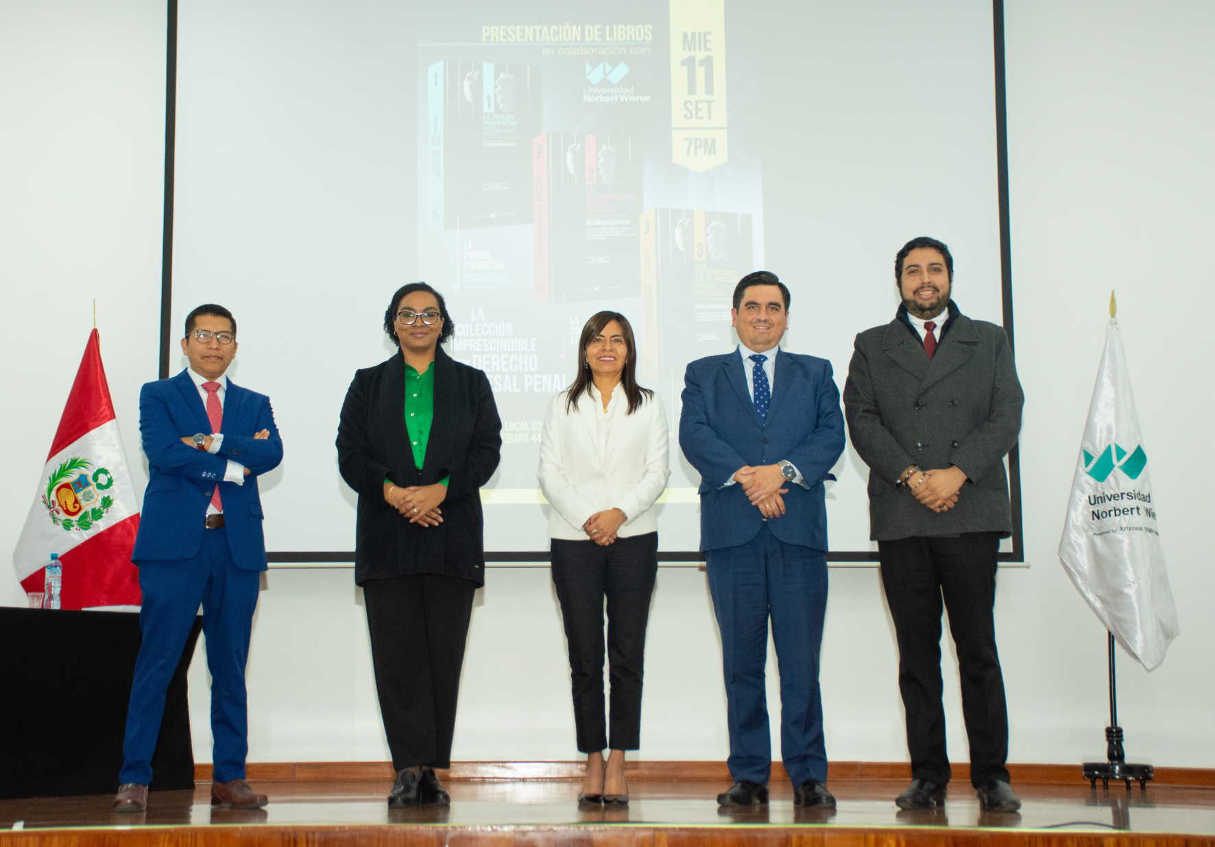 CARRERA DE DERECHO Y CIENCIA POLÍTICA DE LA UNIVERSIDAD NORBERT WIENER ORGANIZÓ SEMINARIO SOBRE COLABORACIÓN EFICAZ Y EXCEPCIONES EN EL PROCESO PENAL