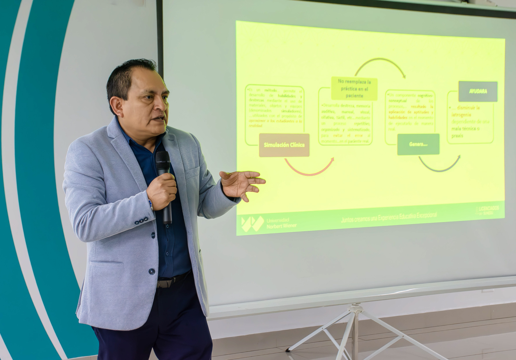 DELEGACIÓN DE DOCENTES DE LA UNIVERSIDAD DE SANTANDER (COLOMBIA) VISITÓ LA UNIVERSIDAD NORBERT WIENER