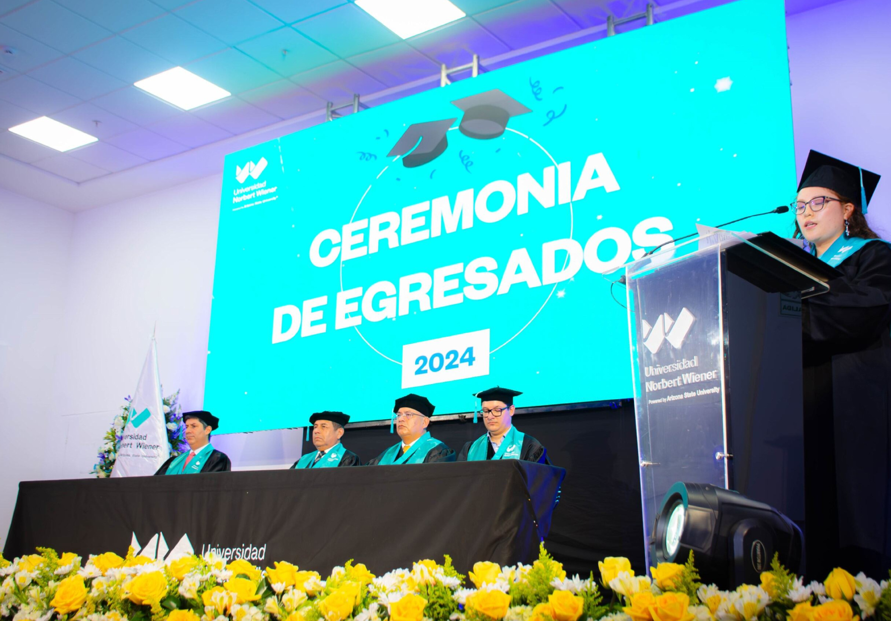 UNIVERSIDAD NORBERT WIENER CULMINÓ AÑO ACADÉMICO 2024CON CEREMONIA DE EGRESADOS