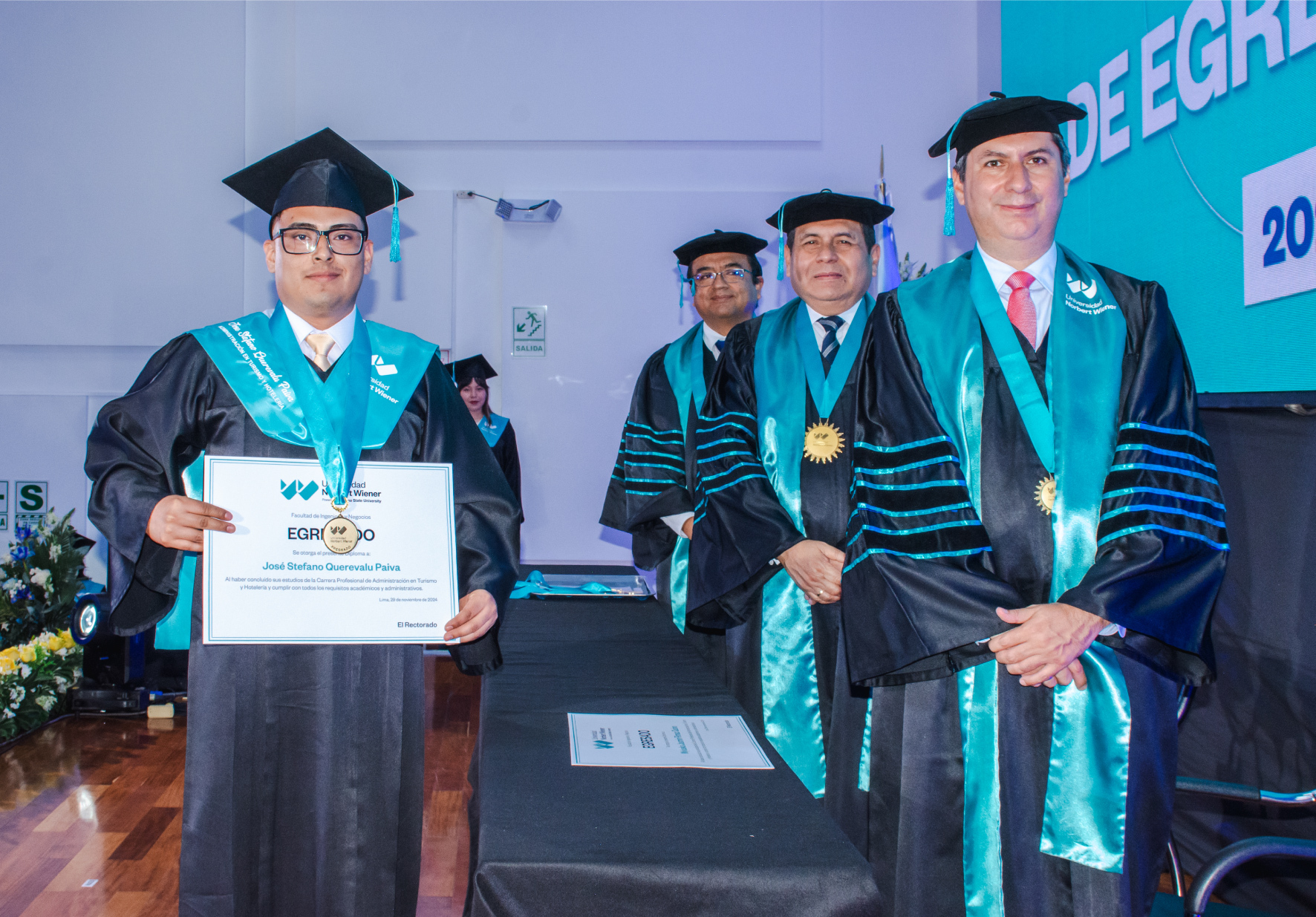 UNIVERSIDAD NORBERT WIENER CULMINÓ AÑO ACADÉMICO 2024CON CEREMONIA DE EGRESADOS