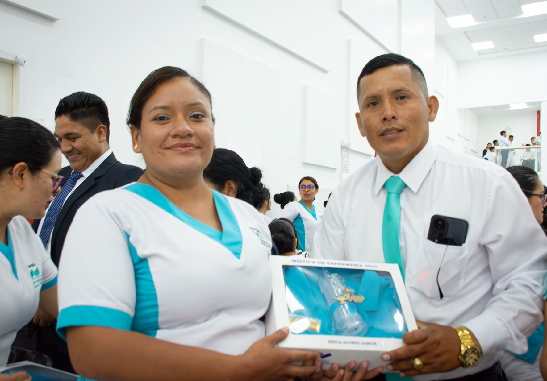 ESTUDIANTES DE ENFERMERÍA DE LA UNIVERSIDAD NORBERT WIENER PARTICIPARON EN CEREMONIA DE CAMBIO DE UNIFORME