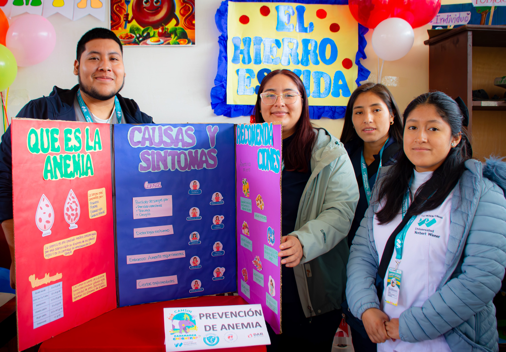 ESTUDIANTES DE LA FACULTAD DE CIENCIAS DE LA SALUD DE LA UNIVERSIDAD NORBERT WIENER PARTICIPARON EN CAMPAÑA DE SALUD GRATUITA REALIZADA EN CHIGUIRIP, CAJAMARCA