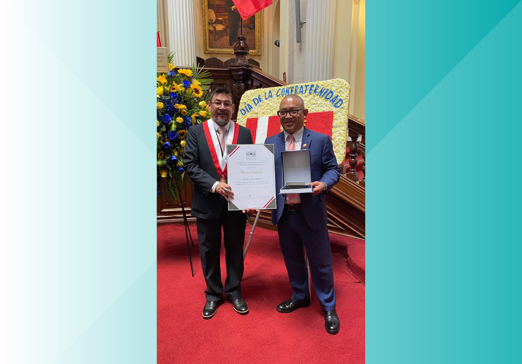 DIRECTOR GENERAL DE SERVICIOS ACADÉMICOS DE LA UNIVERSIDAD NORBERT WIENER RECIBIÓ RECONOCIMIENTO EN EL CONGRESO DE LA REPÚBLICA POR SU DESTACADA TRAYECTORIA EN EL SECTOR EDUCATIVO