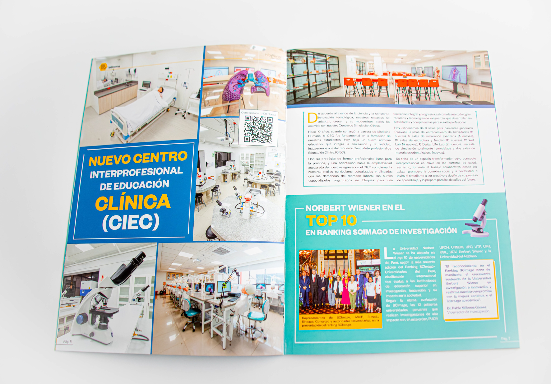 UNIVERSIDAD NORBERT WIENER RELANZA SU REVISTA INSTITUCIONAL “INFOWIENER” CON NOVEDADES INTERACTIVAS