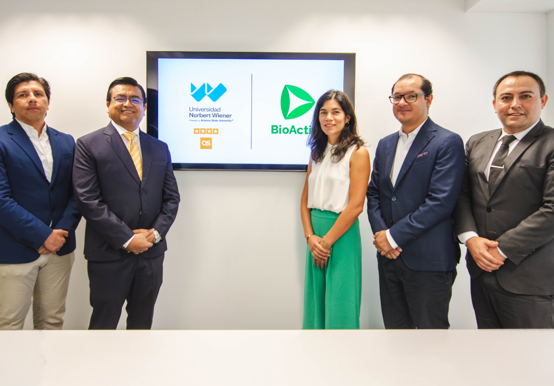 UNIVERSIDAD NORBERT WIENER Y BIOACTIVA SUSCRIBEN CONVENIO MARCO DE COOPERACIÓN INTERINSTITUCIONAL PARA LA INNOVACIÓN COLABORATIVA