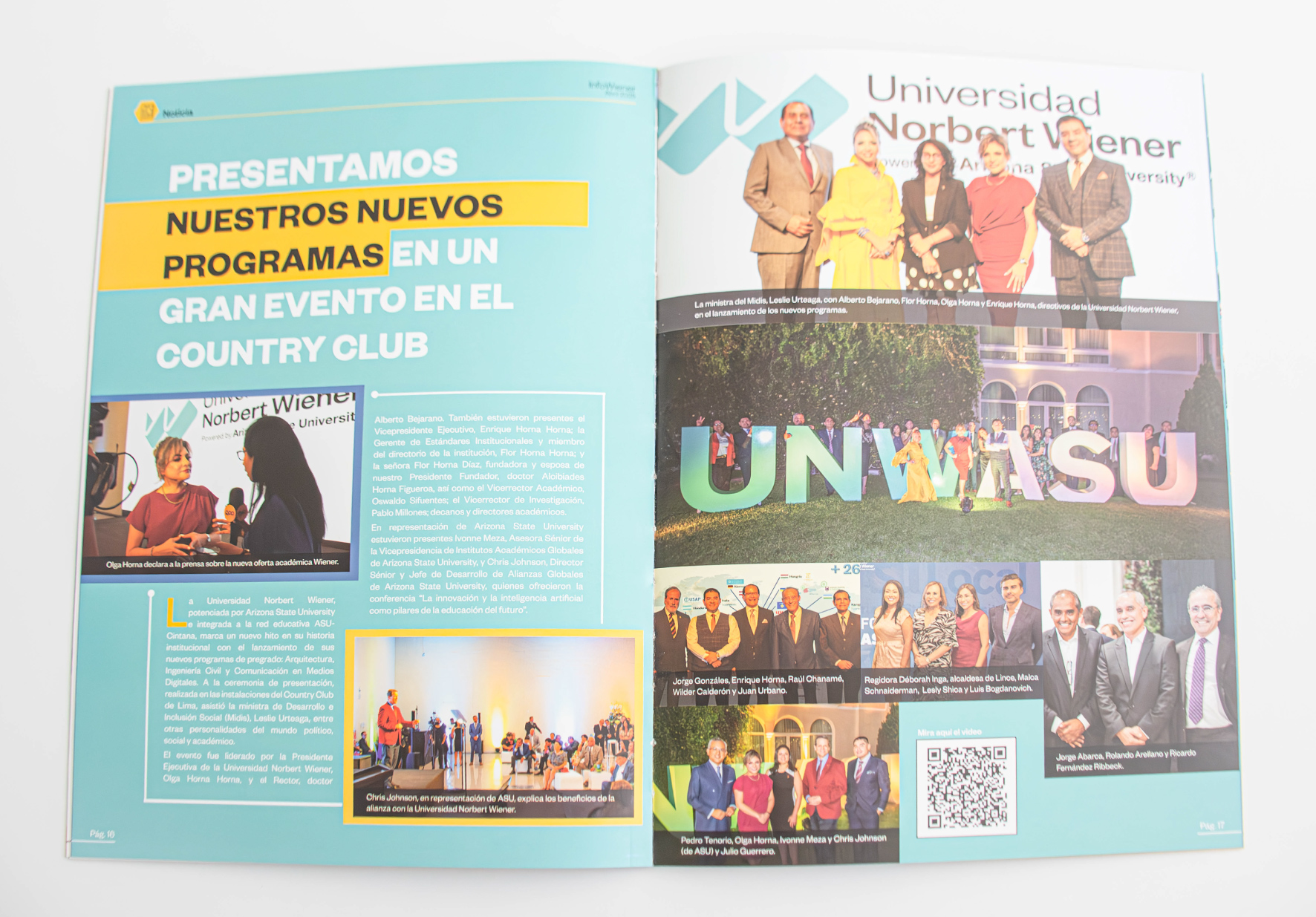 UNIVERSIDAD NORBERT WIENER RELANZA SU REVISTA INSTITUCIONAL “INFOWIENER” CON NOVEDADES INTERACTIVAS