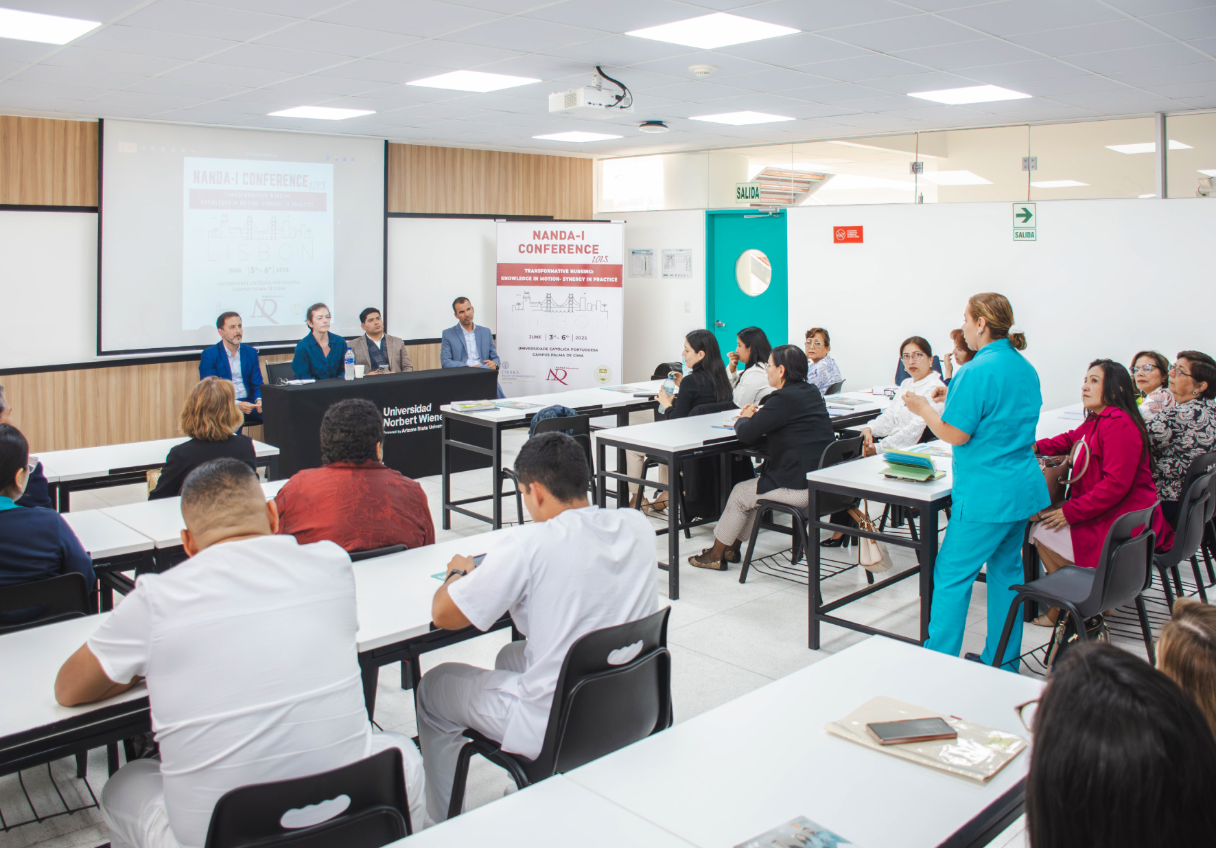 DIRECTORA EJECUTIVA DE NANDA INTERNATIONAL SE REUNIÓ CON DOCENTES Y ESTUDIANTES DE ENFERMERÍA DE LA UNIVERSIDAD NORBERT WIENER