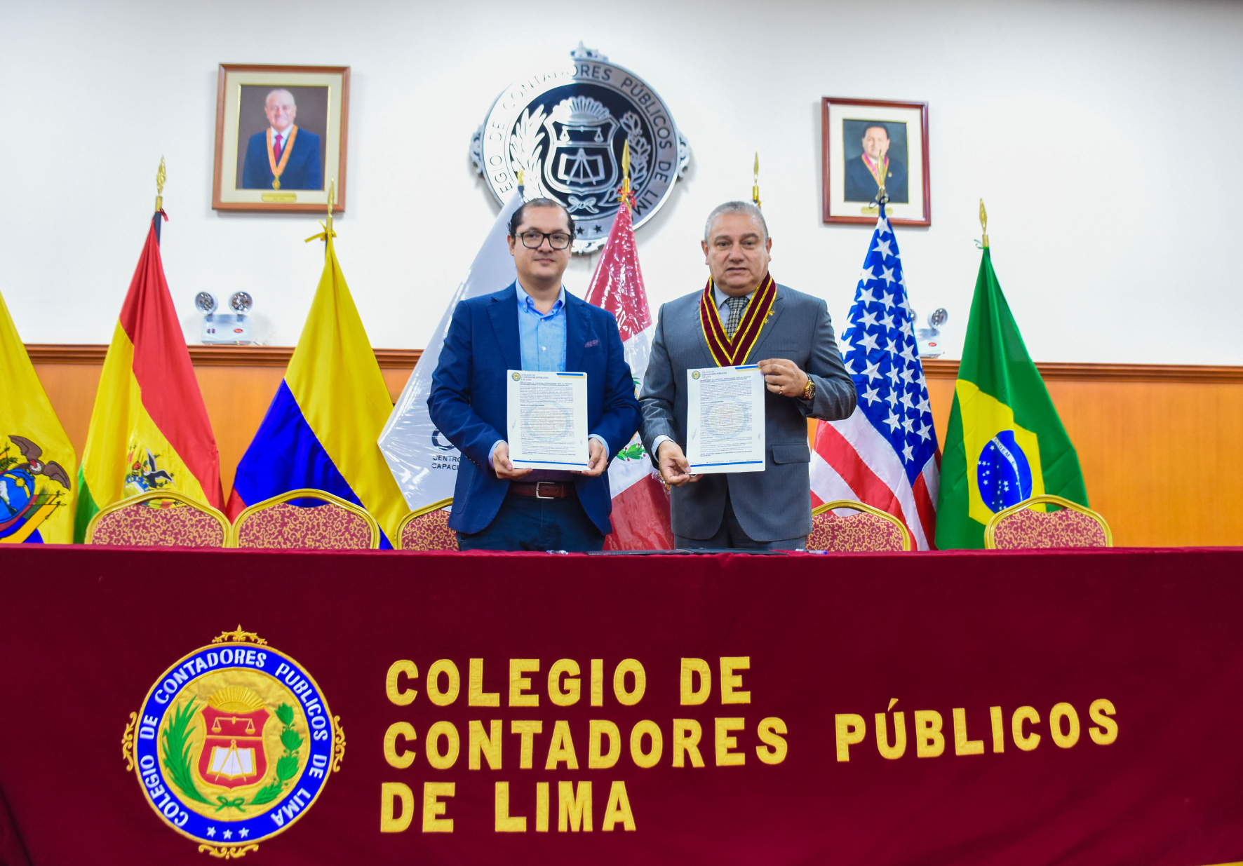 UNIVERSIDAD NORBERT WIENER Y COLEGIO DE CONTADORES PÚBLICOS DE LIMA SUSCRIBEN CONVENIO DE COOPERACIÓN INTERINSTITUCIONAL EN BENEFICIO DE AMBAS INSTITUCIONES
