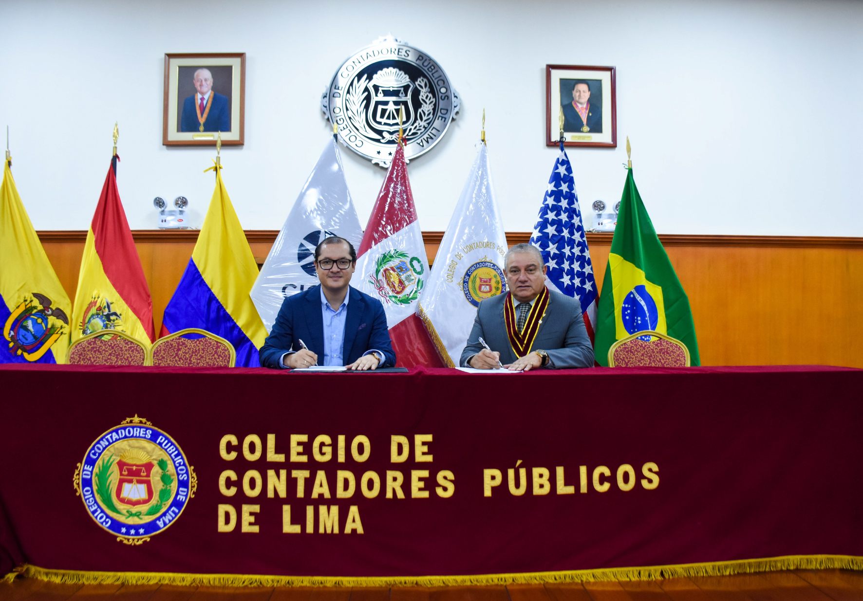 UNIVERSIDAD NORBERT WIENER Y COLEGIO DE CONTADORES PÚBLICOS DE LIMA SUSCRIBEN CONVENIO DE COOPERACIÓN INTERINSTITUCIONAL EN BENEFICIO DE AMBAS INSTITUCIONES