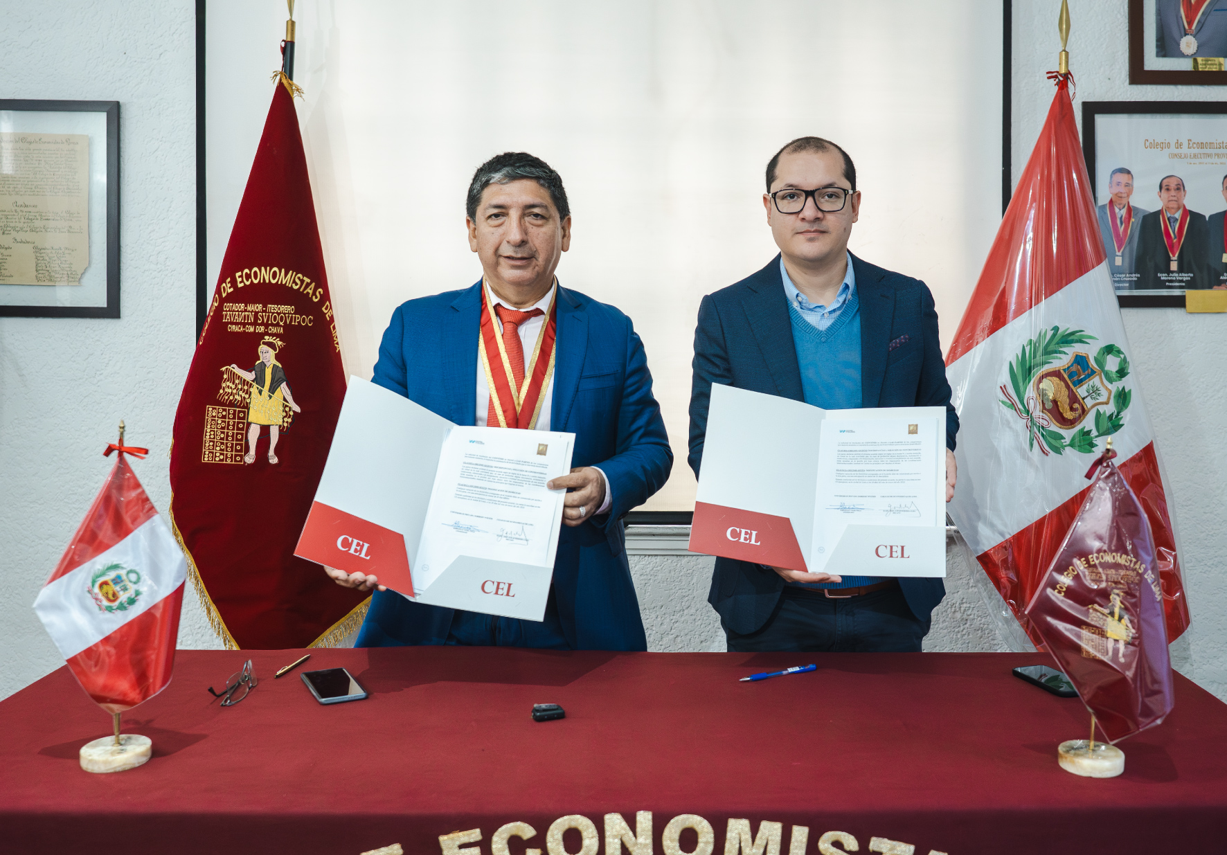 UNIVERSIDAD NORBERT WIENER Y COLEGIO DE ECONOMISTAS DE LIMA SUSCRIBEN CONVENIO DE COOPERACIÓN INTERINSTITUCIONAL PARA PROMOVER EL DESARROLLO PROFESIONAL Y ACADÉMICO DE LOS COLEGIADOS