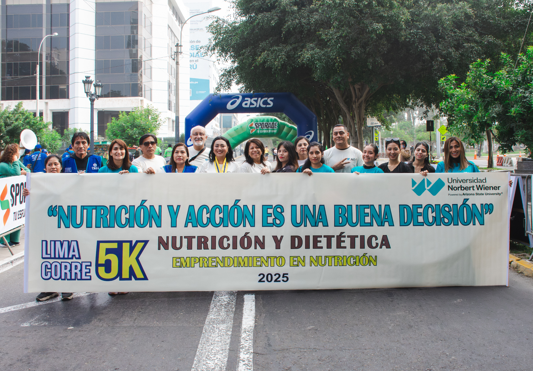 UNIVERSIDAD NORBERT WIENER PARTICIPÓ EN LIMA CORRE 5K 2025, EVENTO ORGANIZADO POR LA MUNICIPALIDAD METROPOLITANA DE LIMA