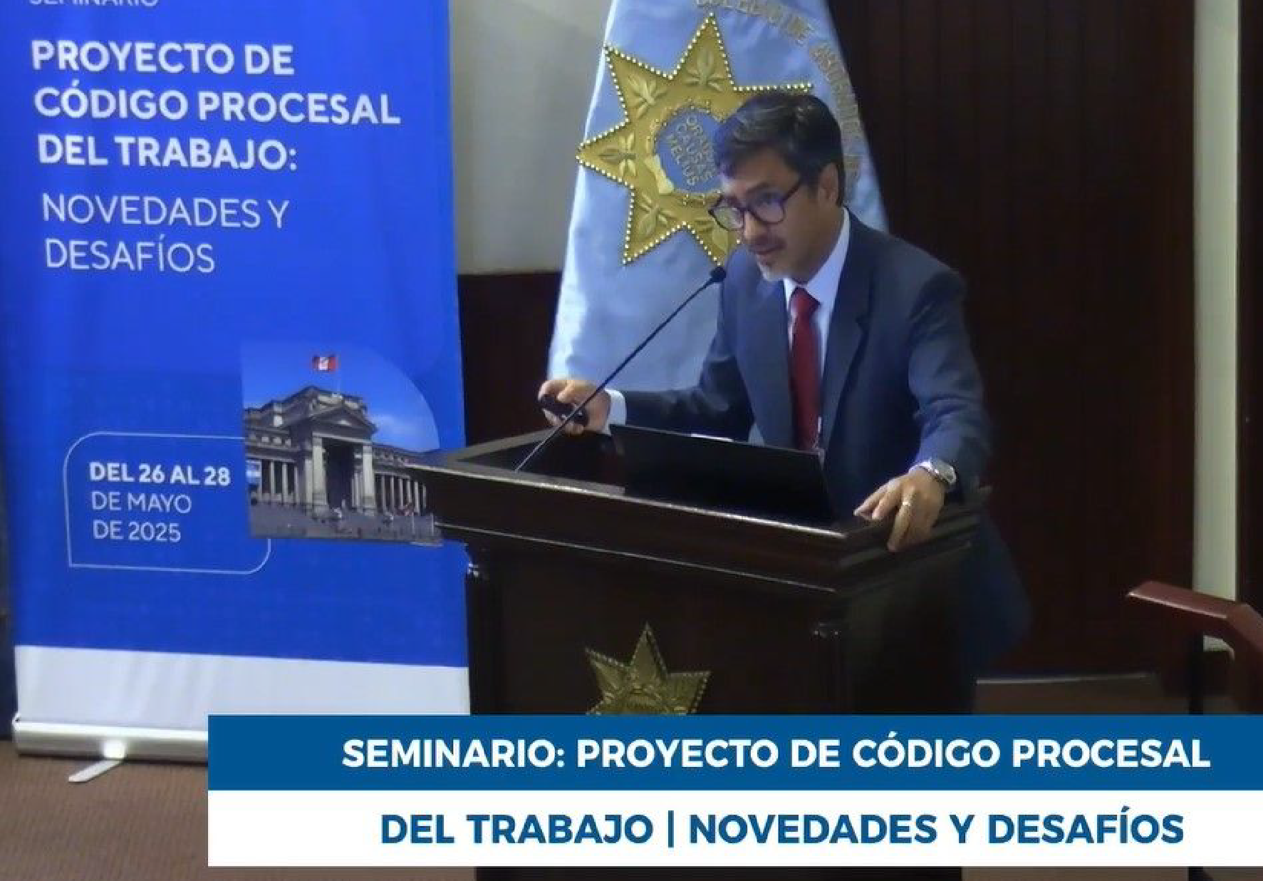 DOCENTE DE DERECHO Y CIENCIA POLÍTICA DE LA UNIVERSIDAD NORBERT WIENER PARTICIPÓ COMO PONENTE EN SEMINARIO NACIONAL ORGANIZADO POR LA SOCIEDAD PERUANA DE DERECHO DEL TRABAJO Y LA SEGURIDAD SOCIAL