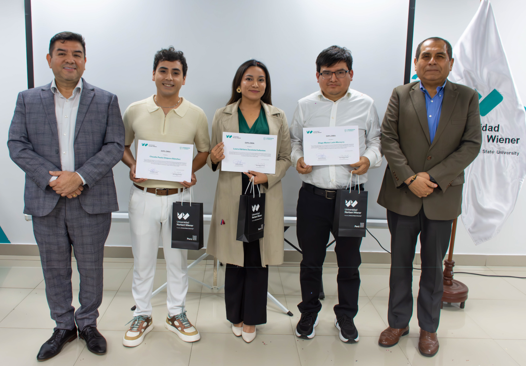 UNIVERSIDAD NORBERT WIENER BRINDÓ EFUSIVA BIENVENIDA A SUS ESTUDIANTES GANADORES DE LA GLOBAL COMPETITION 2025 DE ARIZONA STATE UNIVERSITY